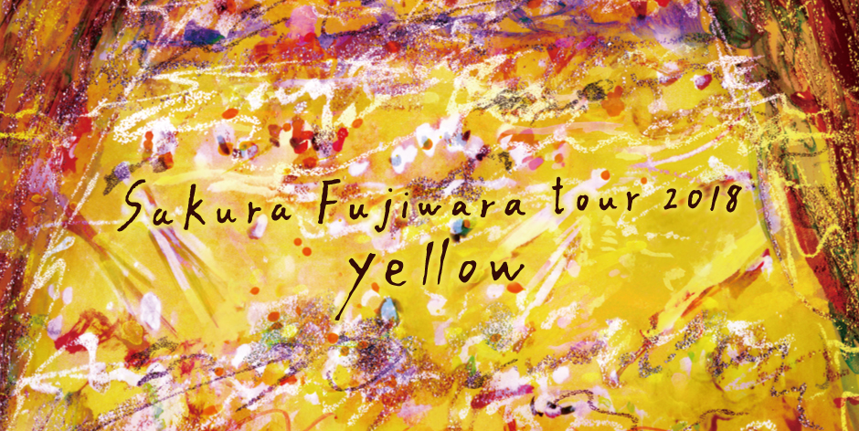 Sakura Fujiwara tour 2018 yellow